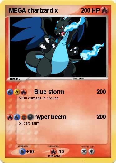 Pokemon MEGA charizard x