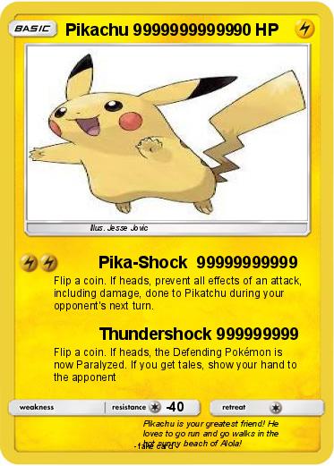 Pokemon Pikachu 99999999999