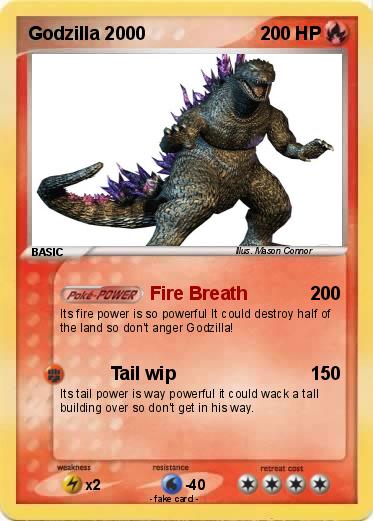 Pokemon Godzilla 2000