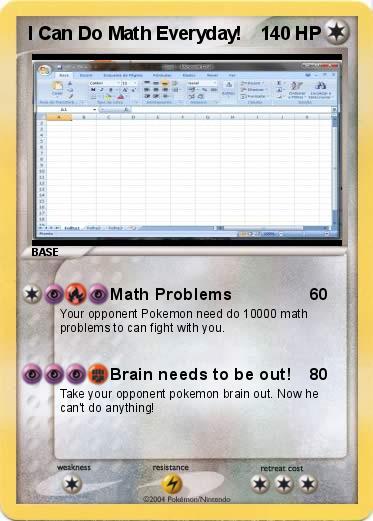 Pokemon I Can Do Math Everyday!