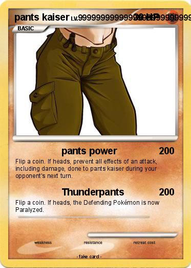 Pokemon pants kaiser