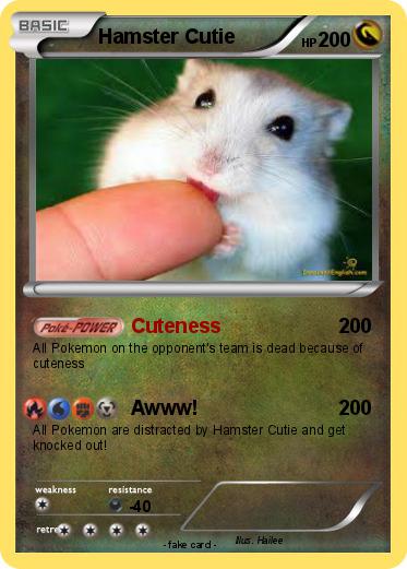 Pokemon Hamster Cutie