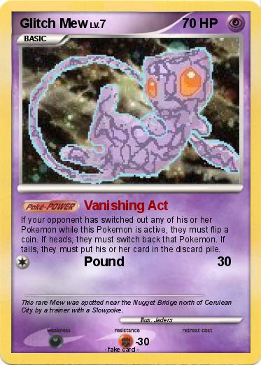 Pokemon Glitch Mew
