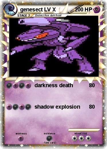 Pokemon genesect LV X
