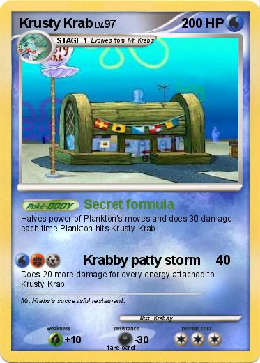 Pokemon Krusty Krab