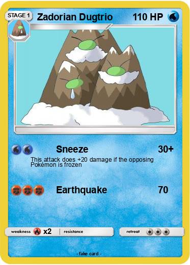 Pokemon Zadorian Dugtrio