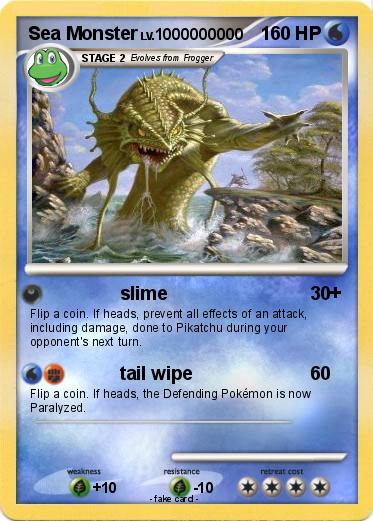 Pokemon Sea Monster