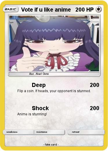 Pokemon Vote if u like anime