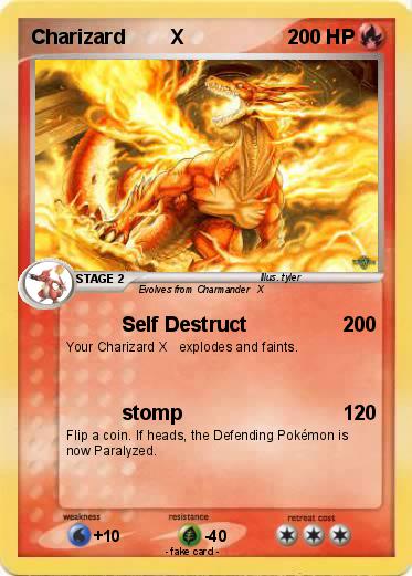 Pokemon Charizard        X
