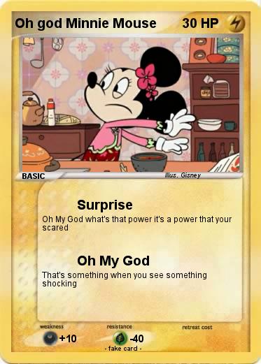Pokemon Oh god Minnie Mouse