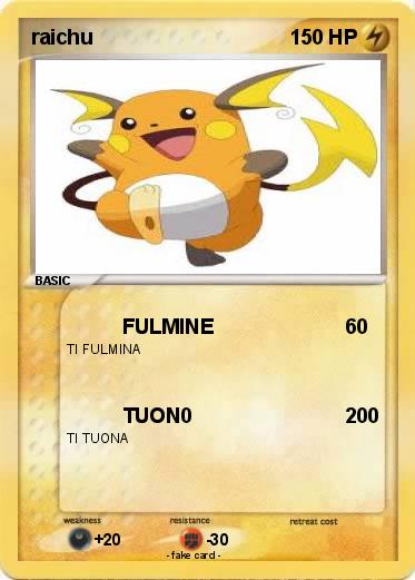Pokemon raichu