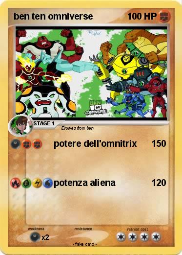 Pokemon ben ten omniverse