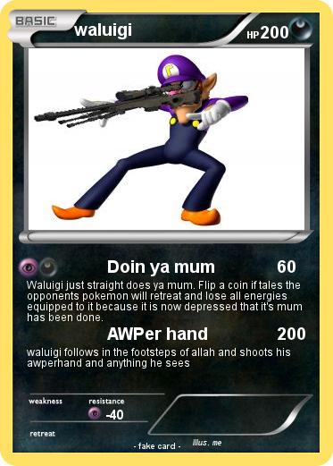 Pokemon waluigi