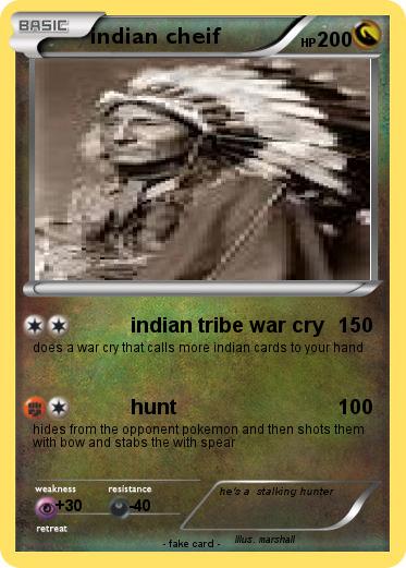 Pokemon indian cheif
