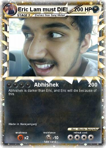 Pokemon Eric Lam must DIE!