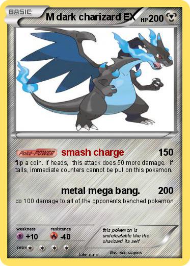 Pokemon M dark charizard EX