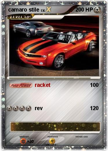 Pokemon camaro stile