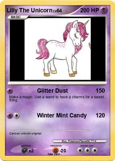 Pokemon Lilly The Unicorn