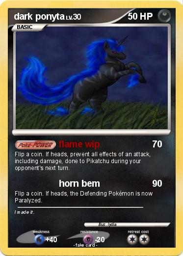 Pokemon dark ponyta
