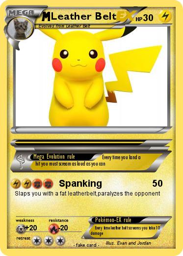 Pokemon Leather Belt