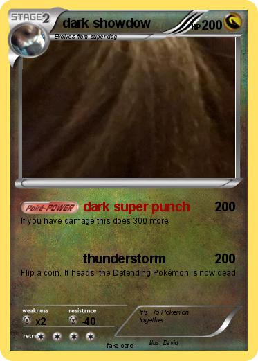 Pokemon dark showdow