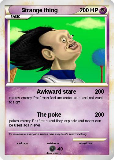 Pokemon Strange thing