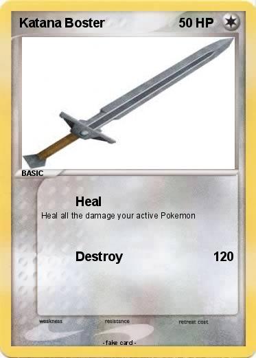 Pokemon Katana Boster