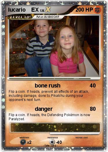 Pokemon lucario    EX