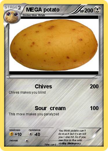 Pokemon MEGA potato