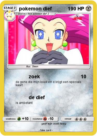 Pokemon pokemon dief