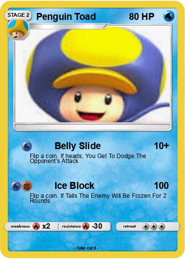 Pokemon Penguin Toad