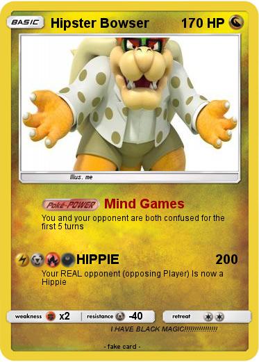Pokemon Hipster Bowser