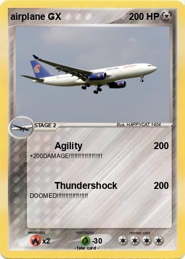 Pokemon airplane GX