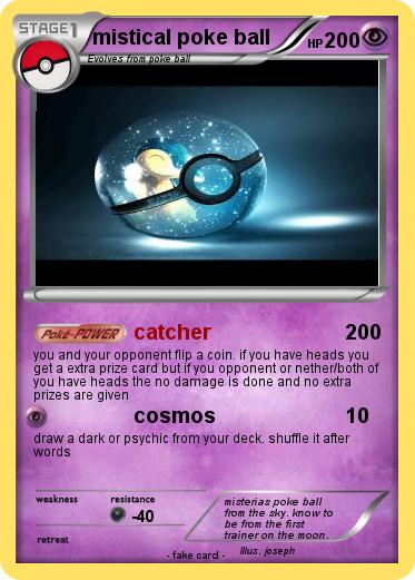 Pokemon mistical poke ball