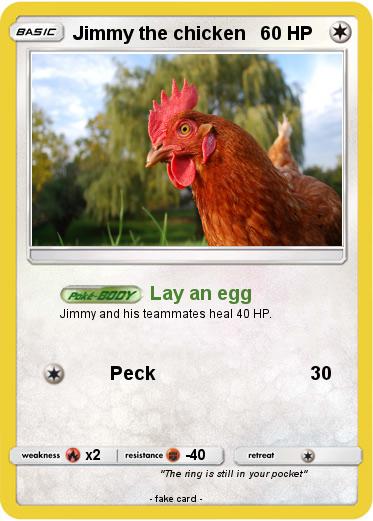 Pokemon Jimmy the chicken