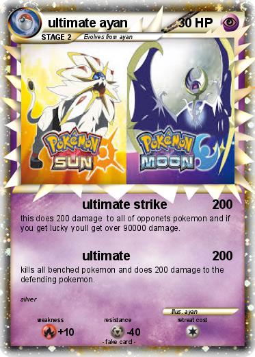 Pokemon ultimate ayan