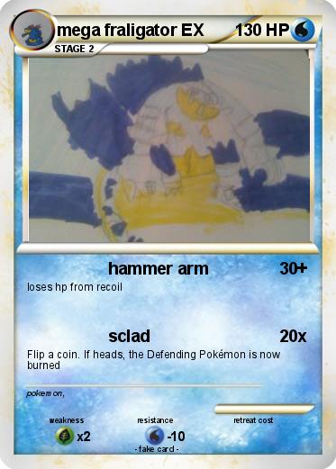 Pokemon mega fraligator EX