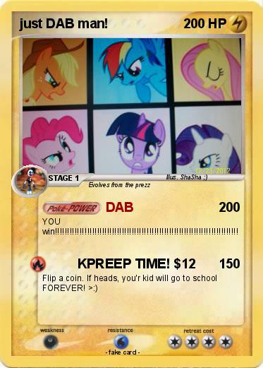 Pokemon just DAB man!