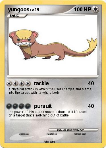 Pokemon yungoos
