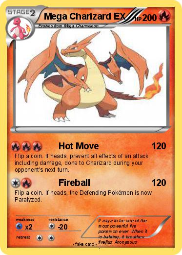Pokemon Mega Charizard EX