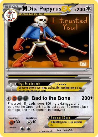 Pokemon Dis. Papyrus