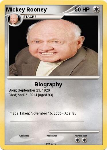 Pokemon Mickey Rooney