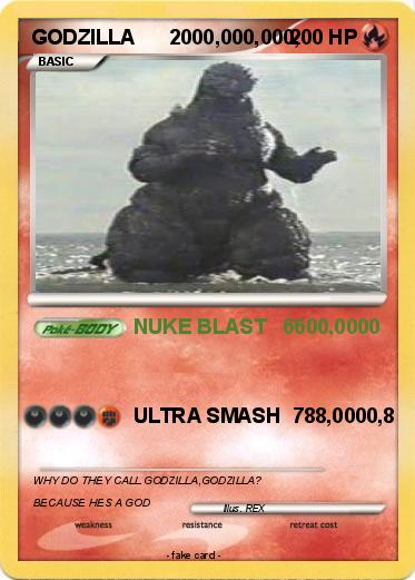 Pokemon GODZILLA      2000,000,000,