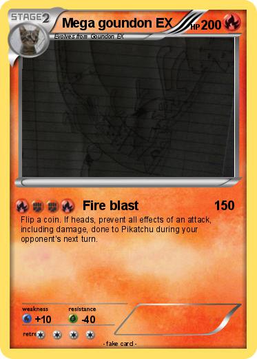 Pokemon Mega goundon EX