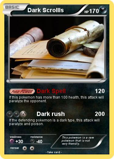 Pokemon Dark Scrollls
