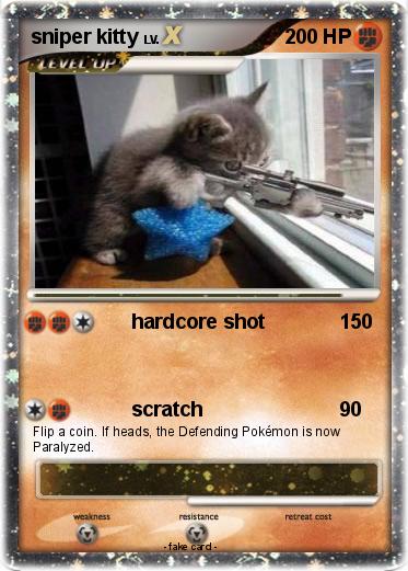 Pokemon sniper kitty