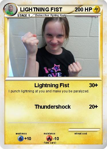 Pokemon LIGHTNING FIST