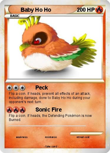 Pokemon Baby Ho Ho
