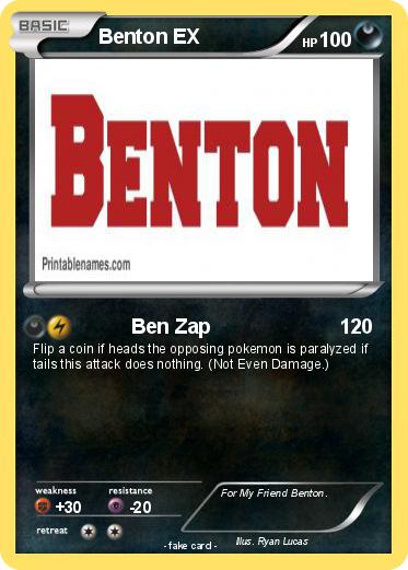 Pokemon Benton EX