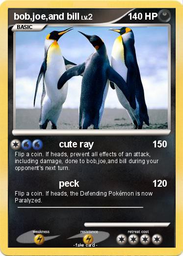 Pokemon bob,joe,and bill